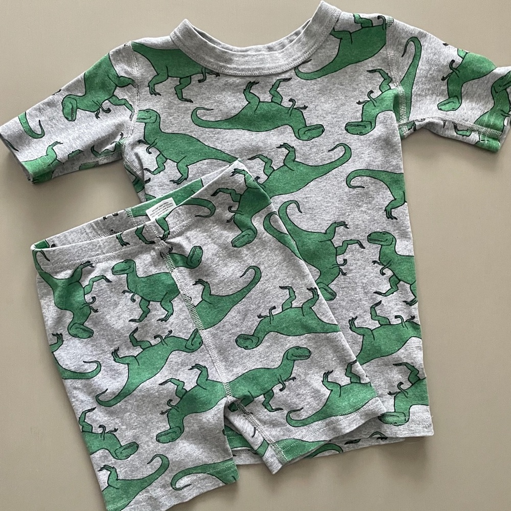 HANNA ANDERSSON T-Rex Organic Cotton Shorts Pjs